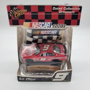 Winners Circle Nascar Bill Elliott Christmas Ornament.  Vintage 2003
